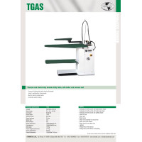Vacuum and alectrically heated utility table, with boiler and vacuum unit (TGAS)